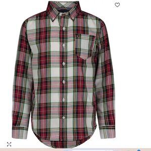 Tommy Hilfiger Little Boys Picture Perfect Tartan Yarn Dyed Shirt, size 5 and 6